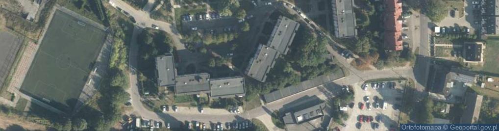 Zdjęcie satelitarne Czerwona ul.