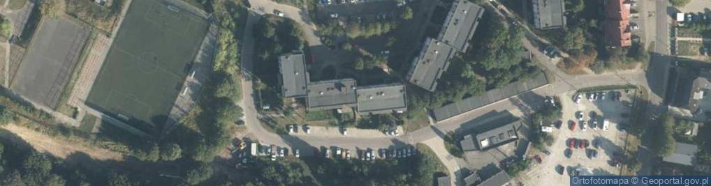 Zdjęcie satelitarne Czerwona ul.