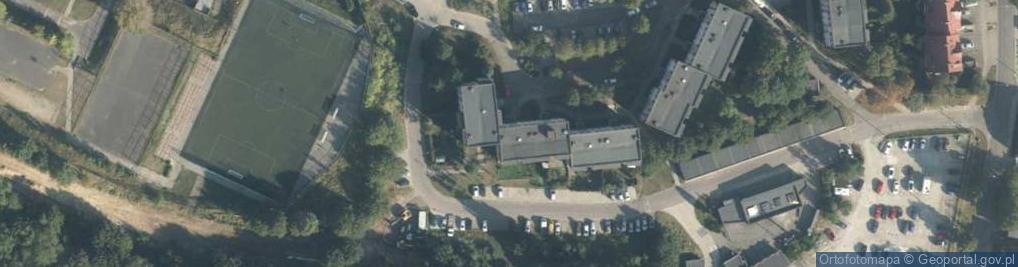 Zdjęcie satelitarne Czerwona ul.