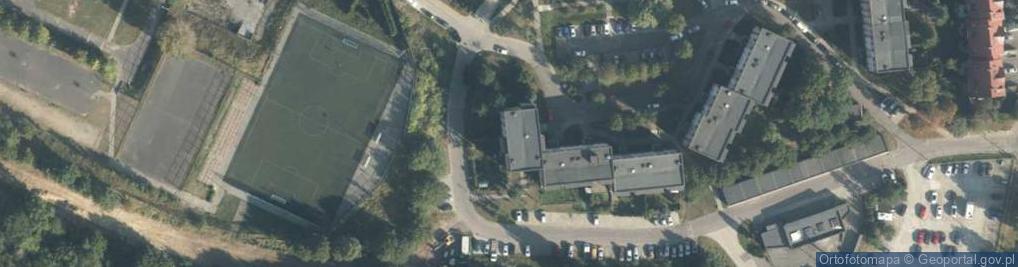 Zdjęcie satelitarne Czerwona ul.