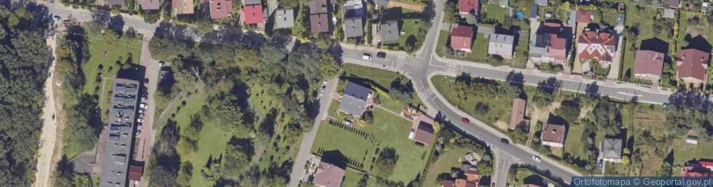 Zdjęcie satelitarne Czarna Droga ul.