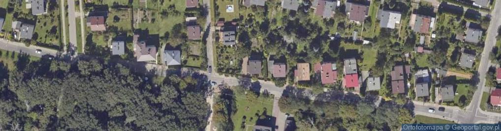 Zdjęcie satelitarne Czarna Droga ul.