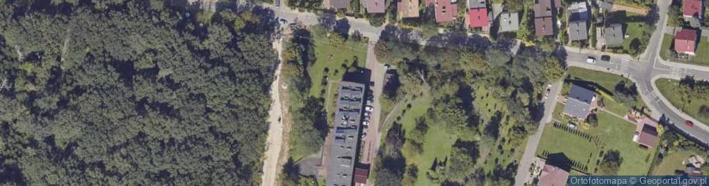 Zdjęcie satelitarne Czarna Droga ul.