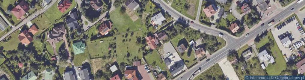 Zdjęcie satelitarne Czarna Droga ul.