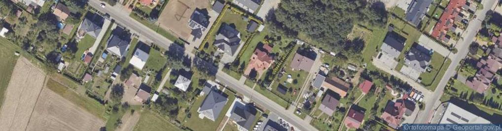 Zdjęcie satelitarne Czarna Droga ul.