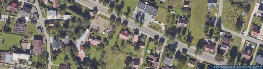 Zdjęcie satelitarne Czerwona ul.