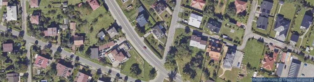 Zdjęcie satelitarne Czerwona ul.