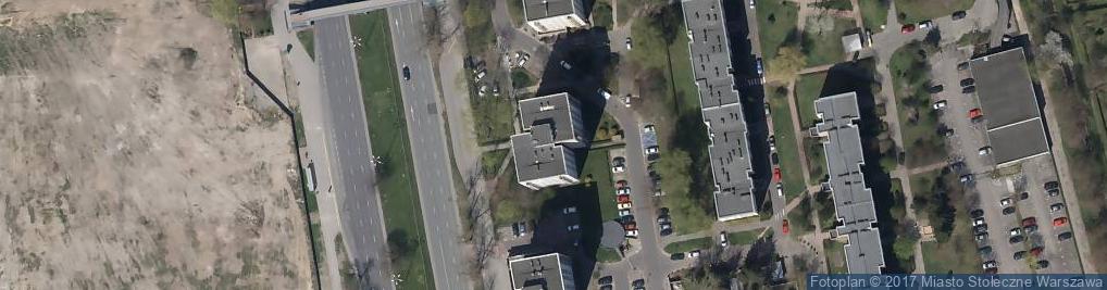 Zdjęcie satelitarne Czerniakowska ul.