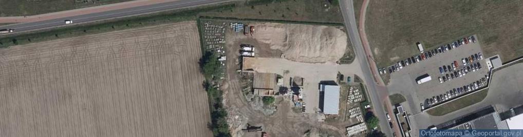 Zdjęcie satelitarne Czarna Droga ul.