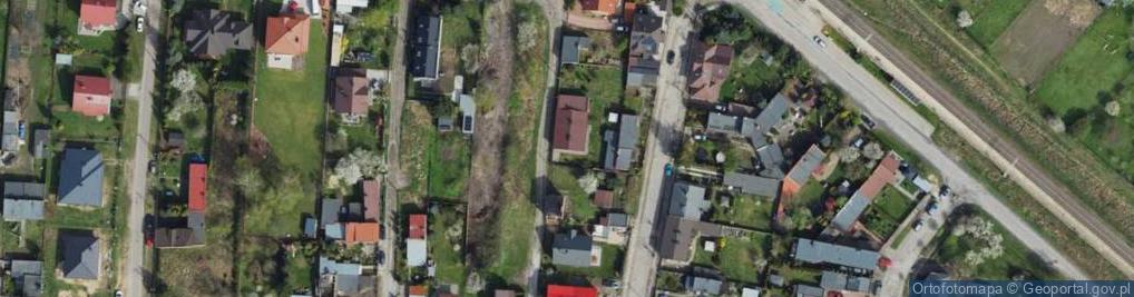 Zdjęcie satelitarne Czerwona ul.