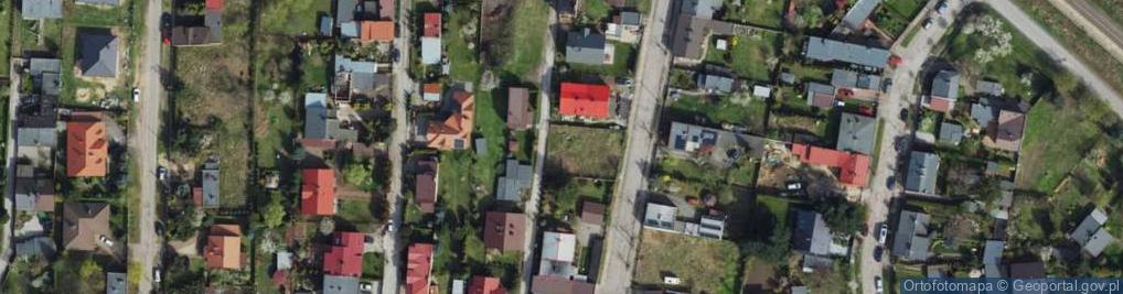 Zdjęcie satelitarne Czerwona ul.