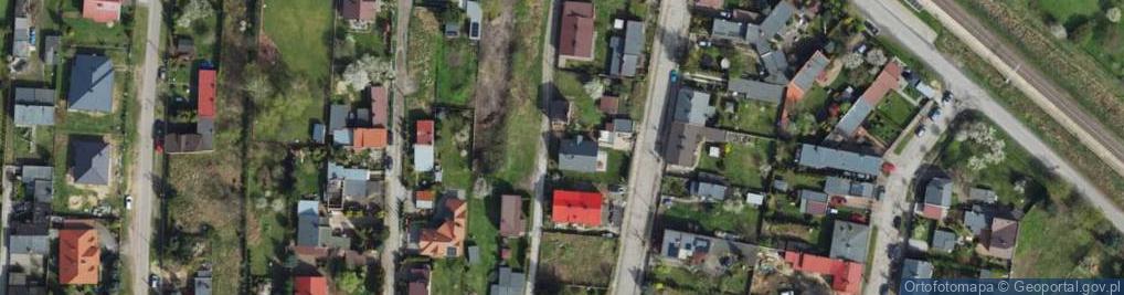 Zdjęcie satelitarne Czerwona ul.