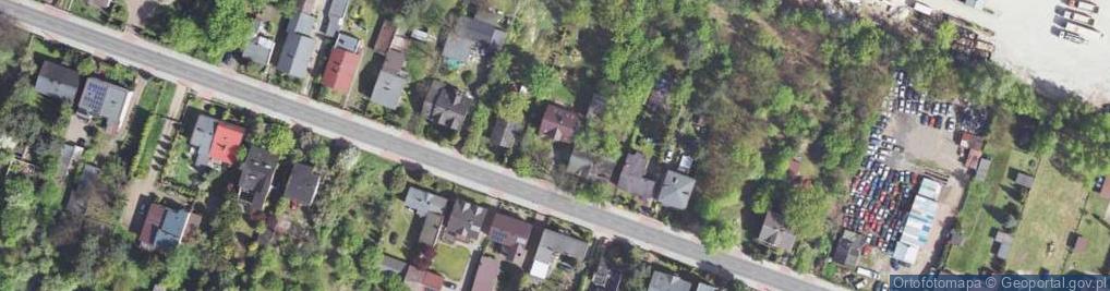 Zdjęcie satelitarne Dąbrowska ul.