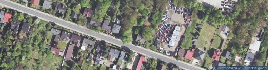 Zdjęcie satelitarne Dąbrowska ul.