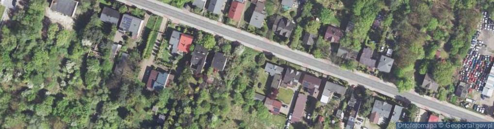 Zdjęcie satelitarne Dąbrowska ul.