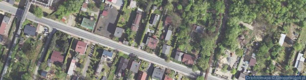Zdjęcie satelitarne Dąbrowska ul.
