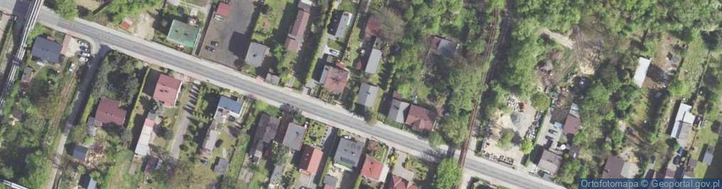Zdjęcie satelitarne Dąbrowska ul.