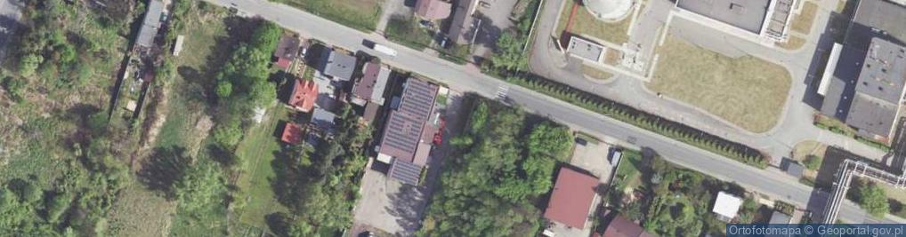 Zdjęcie satelitarne Dąbrowska ul.