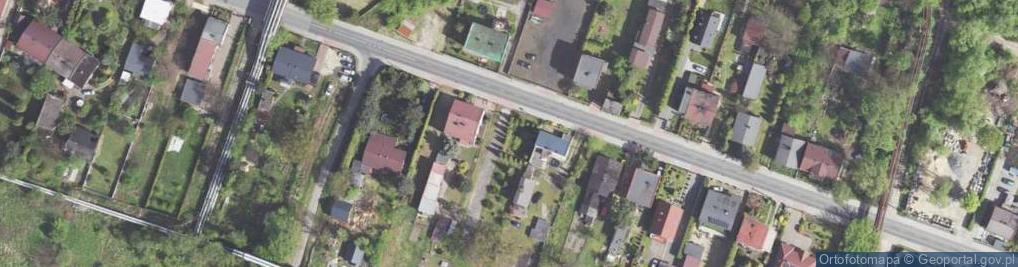Zdjęcie satelitarne Dąbrowska ul.