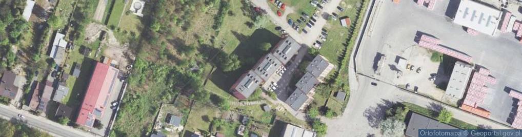 Zdjęcie satelitarne Dąbrowska ul.