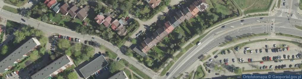 Zdjęcie satelitarne Daktylowa ul.