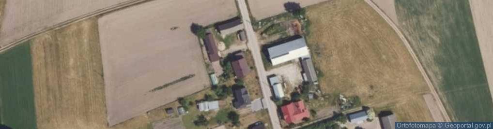 Zdjęcie satelitarne Dąbrowa-Kaski ul.
