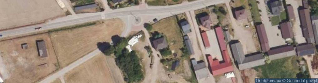 Zdjęcie satelitarne Dąbrowa-Moczydły ul.