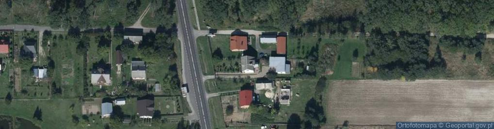 Zdjęcie satelitarne Dąbrowa Tomaszowska ul.