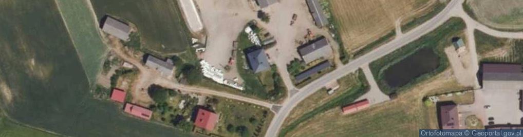Zdjęcie satelitarne Dąbrowa-Wilki ul.