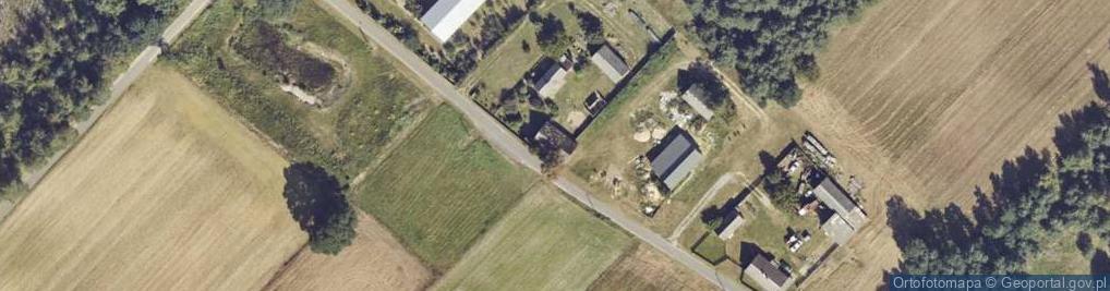 Zdjęcie satelitarne Dąbrowice Częściowe ul.