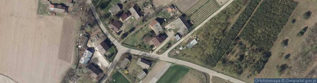 Zdjęcie satelitarne Dąbrówki Breńskie ul.