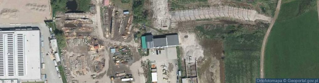 Zdjęcie satelitarne Damienice ul.