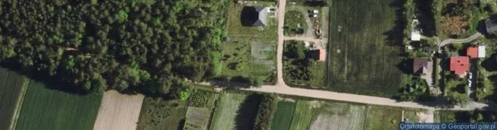 Zdjęcie satelitarne Damięty-Narwoty ul.