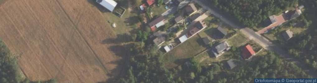 Zdjęcie satelitarne Dankowice-Piaski ul.