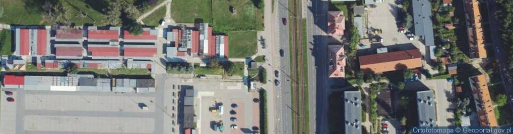 Zdjęcie satelitarne Dąbka Stanisława, płk. ul.