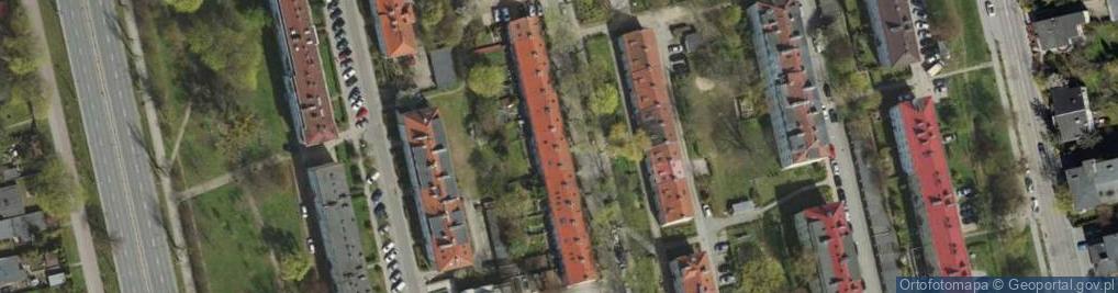 Zdjęcie satelitarne Dąbrowskiego Jarosława, gen. ul.