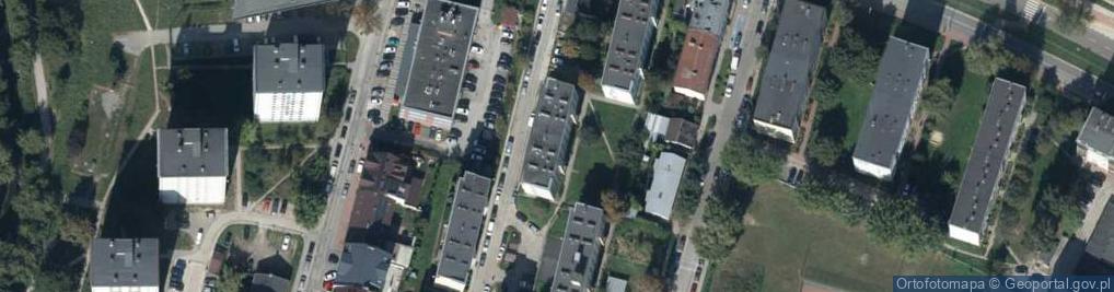 Zdjęcie satelitarne Dąbrowska ul.