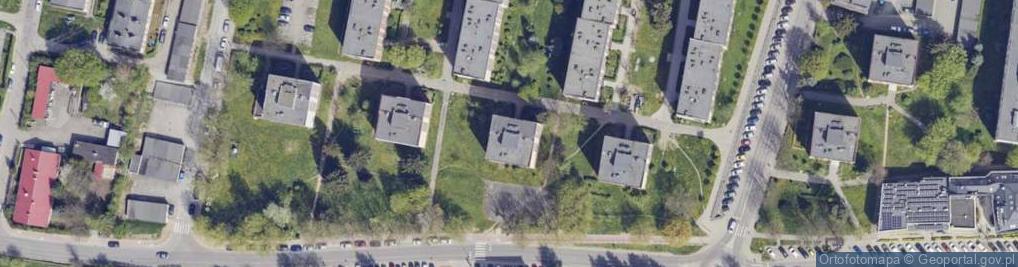 Zdjęcie satelitarne Dąbrówki ul.