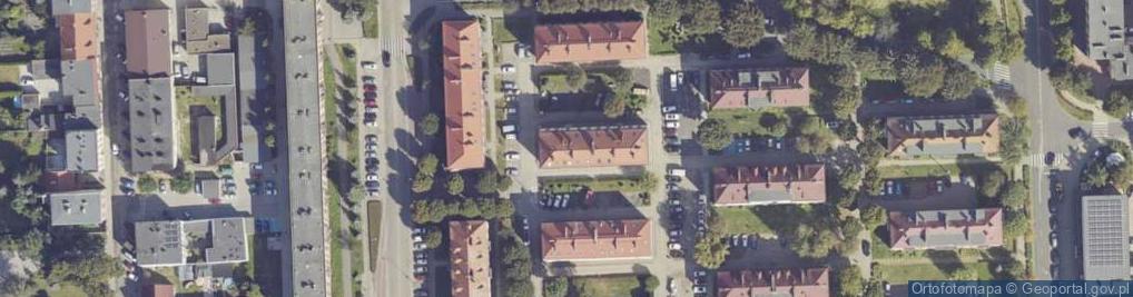 Zdjęcie satelitarne Dąbrowskiego Jarosława, gen. ul.