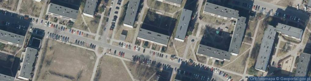 Zdjęcie satelitarne Dąbrówki ul.