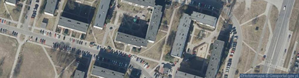 Zdjęcie satelitarne Dąbrówki ul.