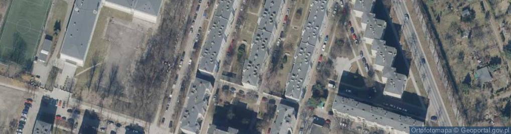 Zdjęcie satelitarne Daniłowskiego Gustawa ul.