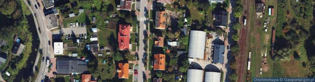 Zdjęcie satelitarne Dąbrowskiego Henryka, gen. ul.