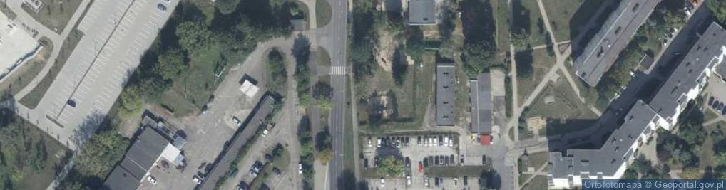 Zdjęcie satelitarne Dąbrowskiego ul.