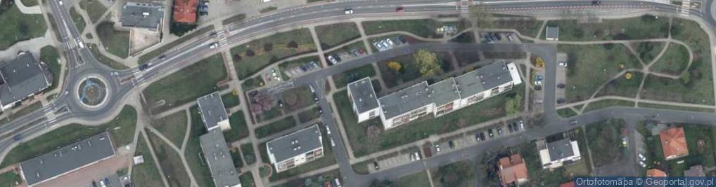 Zdjęcie satelitarne Dąbrowskiego Henryka, gen. ul.