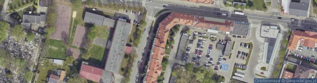 Zdjęcie satelitarne Dąbrowskiego ul.