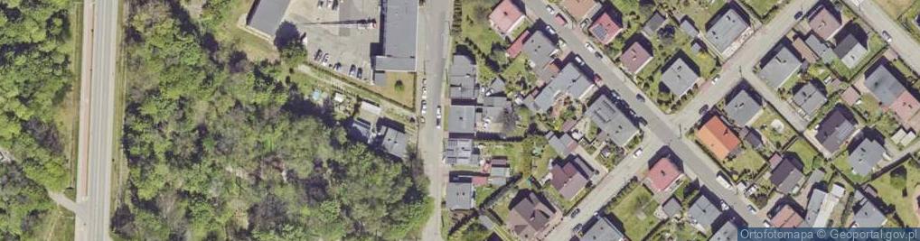 Zdjęcie satelitarne Danielecka ul.
