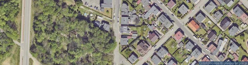 Zdjęcie satelitarne Danielecka ul.