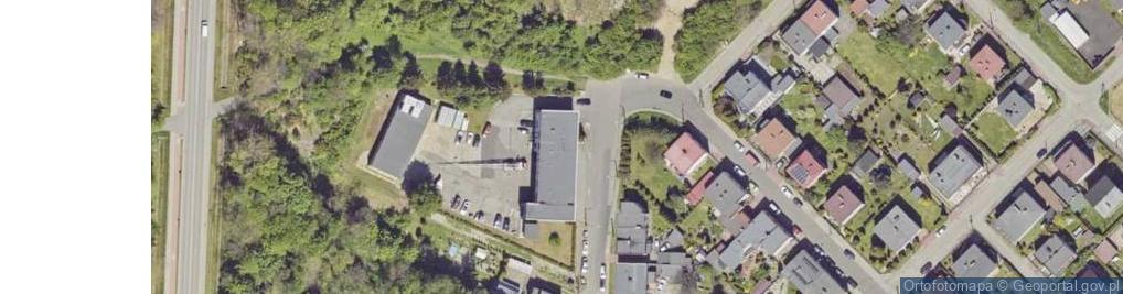 Zdjęcie satelitarne Danielecka ul.