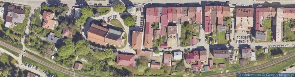 Zdjęcie satelitarne Dąbrowskiego ul.